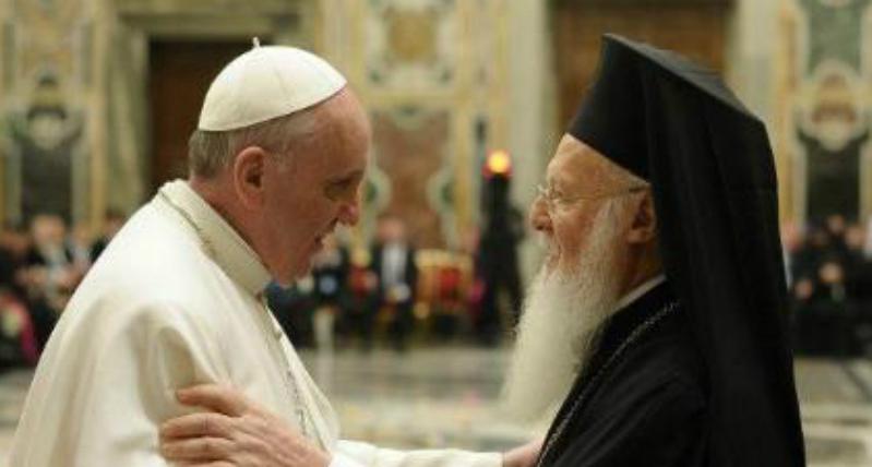 Pope Francis and Bartholomew